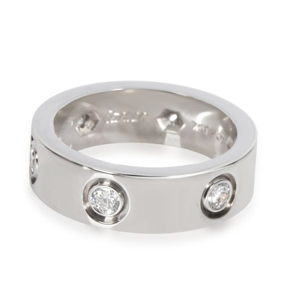 Rings Cartier Love 6 Diamond Band in 18K White Gold 046 CTW