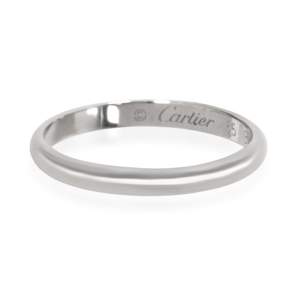 111032 fv Cartier 1895 Band in Platinum