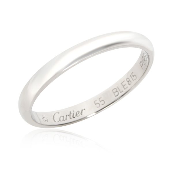 111032 pv Cartier 1895 Band in Platinum