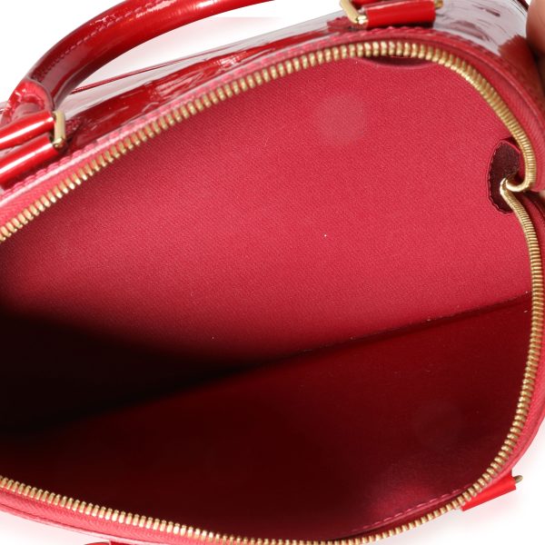 111062 av Louis Vuitton Cerise Monogram Vernis Alma MM