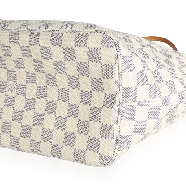 111077 box Louis Vuitton Damier Azur Neverfull MM