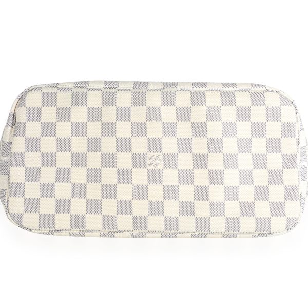 111077 stamp Louis Vuitton Damier Azur Neverfull MM