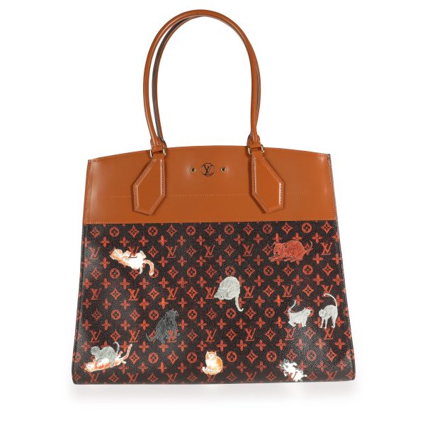 111213 pv Louis Vuitton x Grace Coddington Limited Edition Catogram City Steamer XXL