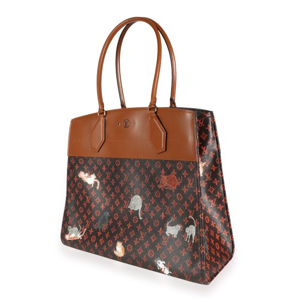 111213 sv Louis Vuitton x Grace Coddington Limited Edition Catogram City Steamer XXL