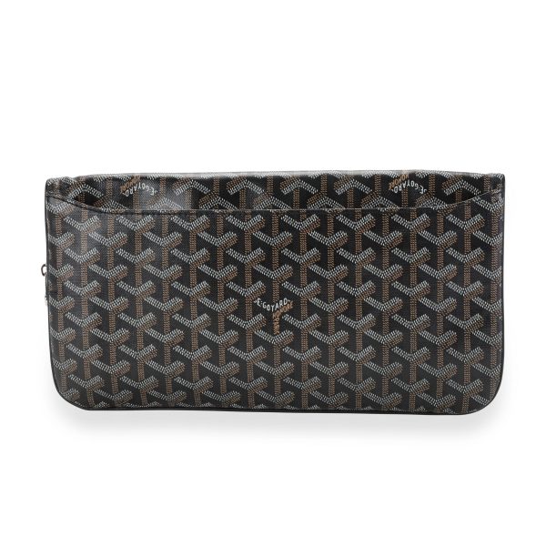 111216 pv 0cf90be1 58da 4f02 8393 aa7c9aea6c45 Goyard Black Goyardine Saint Marie Clutch