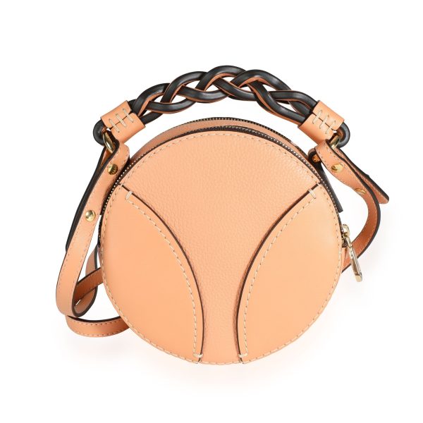 111222 pv acd2ad72 797b 445e a706 ae4c75f64458 Chloé Peach Bloom Grained Calfskin Mini Round Daria Bag