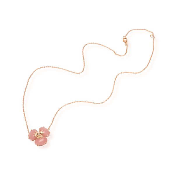 111241 pv 652f714a fb73 4581 8db6 1e9ef28c5196 Malva Quartz Diamond Flower Necklace in 18K Rose Gold 002 CTW