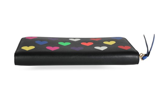 111295 box e0c54b29 8fbb 40ca 9ba7 f4916ef287b0 Loewe Multicolor Hearts Leather Zip Around Wallet