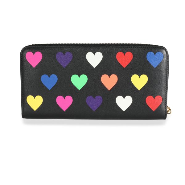 111295 bv 96436419 fc76 4c1e b721 08dbd3786d8b Loewe Multicolor Hearts Leather Zip Around Wallet