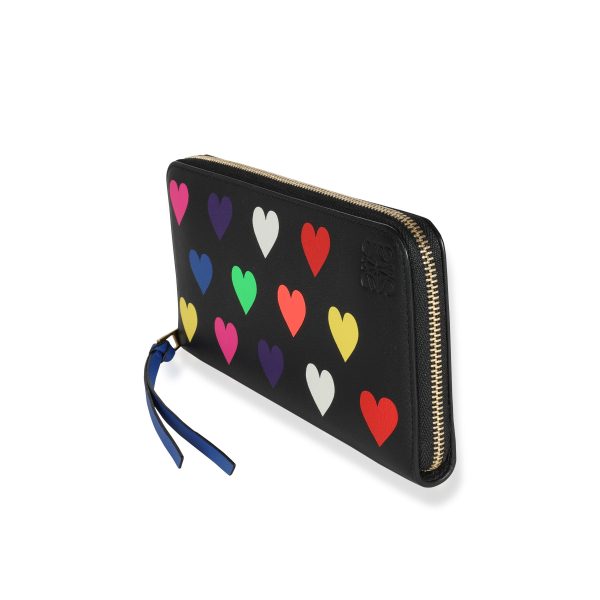 111295 pv 3e714a4e 033d 4c06 a7cc 838f4e545d2c Loewe Multicolor Hearts Leather Zip Around Wallet