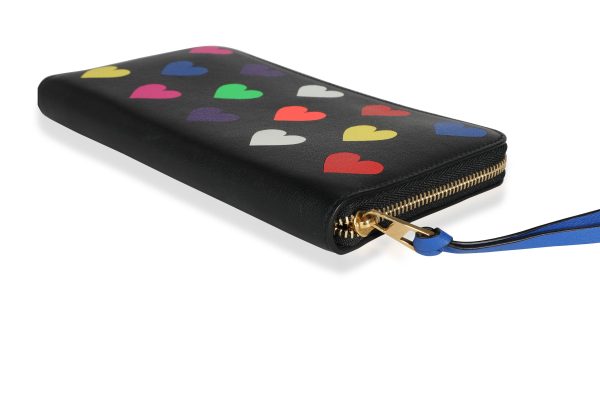 111295 sv b1996c3a 9312 43d8 8d39 499ba90ab249 Loewe Multicolor Hearts Leather Zip Around Wallet