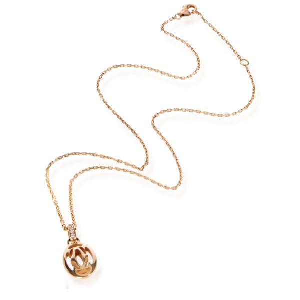 111304 pv Cartier C de Carter Diamond Pendant in 18K Pink Gold 003 CTW