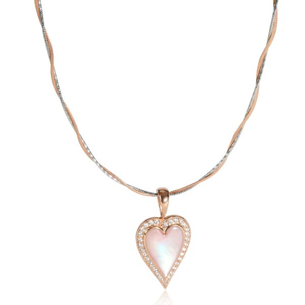 111311 fv 91a66ac0 b093 4c24 9e19 115ddb78c9b2 Pink Mother Of Pearl Heart Shape Diamond Necklace in 14K Rose Gold 100 CTW