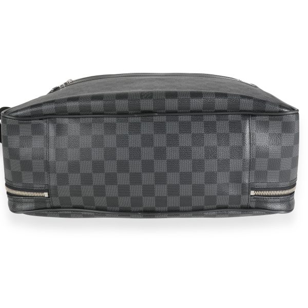 111380 stamp 4d76f37b 93e5 43f5 916e e525247784bf Louis Vuitton Damier Graphite Canvas Overnight Bag