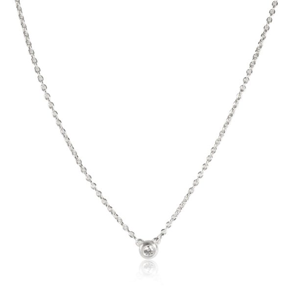 111493 fv 10ab0e43 5423 4a11 aa79 ae1b139c1a32 Tiffany Elsa Peretti Diamond by the Yard Necklace in Sterling Silver 003CTW