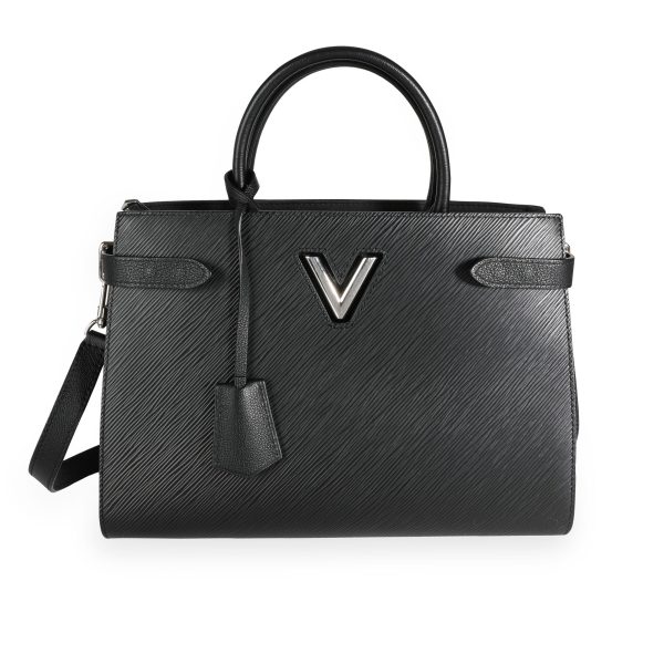 111503 fv 1dc44297 cfb2 464e b220 7719620be6d3 Louis Vuitton Black Epi Leather Twist Tote