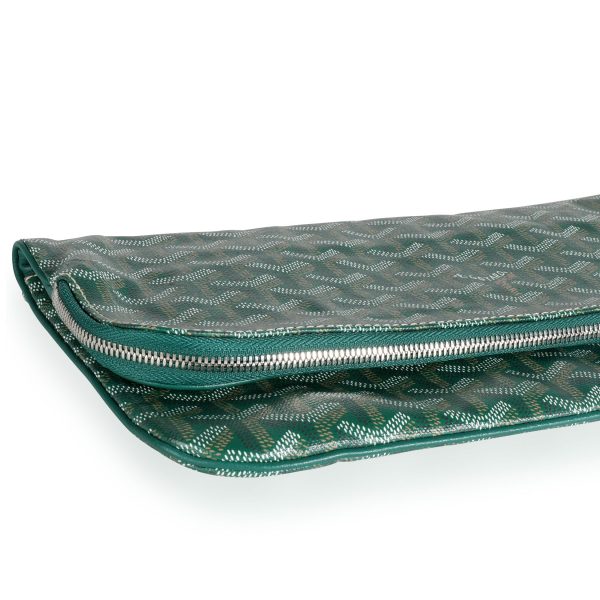 111558 box Goyard Green Goyardine Saint Marie Soft Clutch