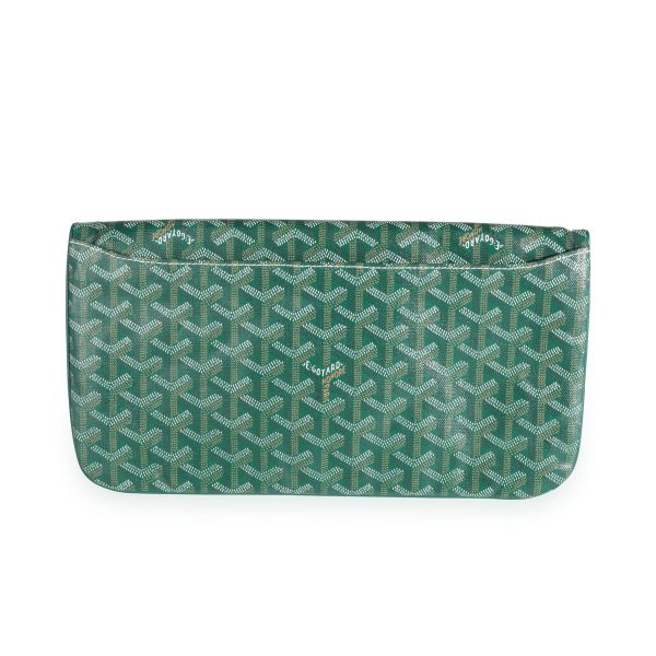 111558 pv Goyard Green Goyardine Saint Marie Soft Clutch