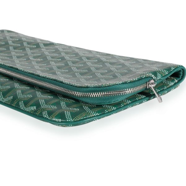 111561 box Goyard Green Goyardine Saint Marie Soft Clutch