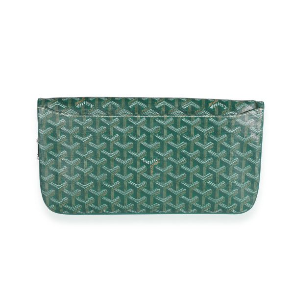 111561 pv Goyard Green Goyardine Saint Marie Soft Clutch