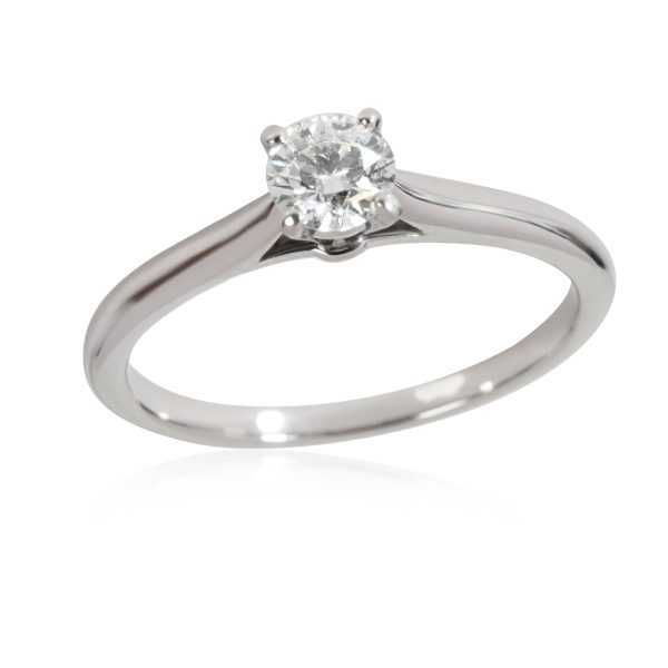 111609 av Cartier 1895 Diamond Engagement Ring in Platinum Platinum E VVS2 027 CTW