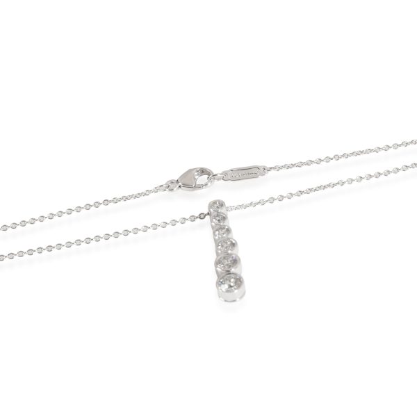 111622 clasp Tiffany Co Jazz Diamond Necklace in Platinum 050 CTW