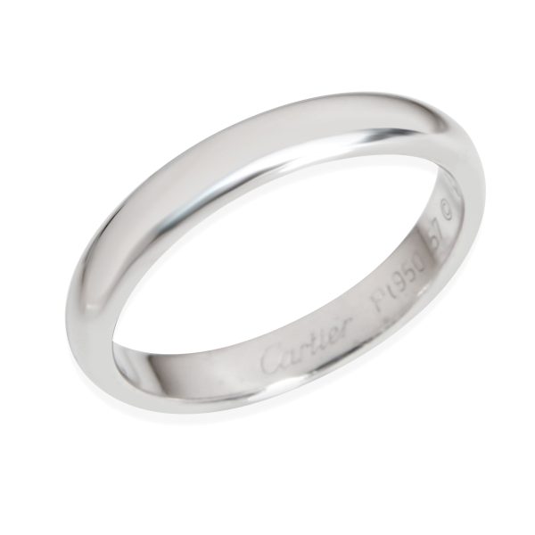 Platinum Wedding Band Cartier 1895 Wedding Band in Platinum