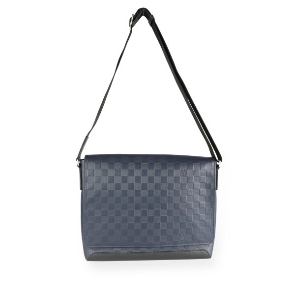 111780 bv efe051fe b3f9 458c 8c77 2b162b29f9c0 Louis Vuitton Navy Damier Infini District MM