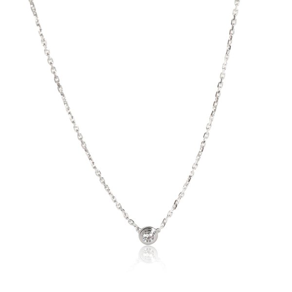 111979 fv Cartier Diamants Legers Diamond Necklace in 18K White Gold 004 CTW