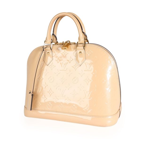 111981 sv Louis Vuitton Dune Monogram Vernis Alma PM