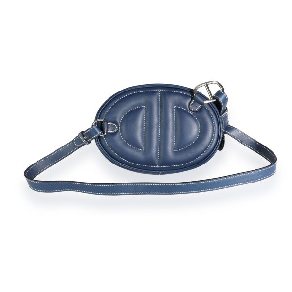 111995 pv Herm√®s Bleu Encre Swift In The Loop Belt Bag PHW