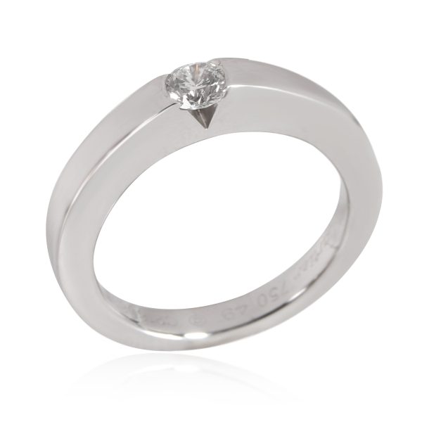 Solitaire Ring Platinum Cartier Diamond Date Ring in Platinum GIA Certified G VVS1 021 CT