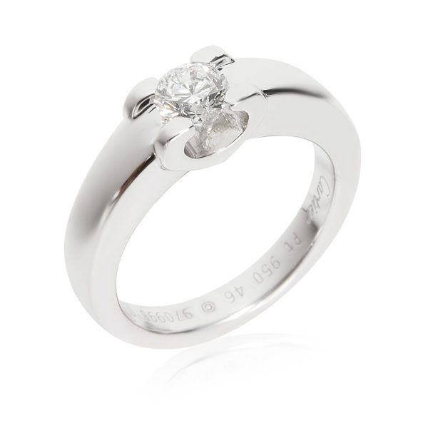 Platinum Solitaire Ring Cartier Love and Symbols Diamond Engagement Ring in Platinum F VVS2 03