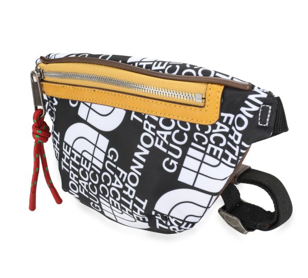 112166 sv a0852d58 60b1 4257 a3ec 5aaabc50d4e3 Gucci x The North Face Black White Nylon Belt Bag