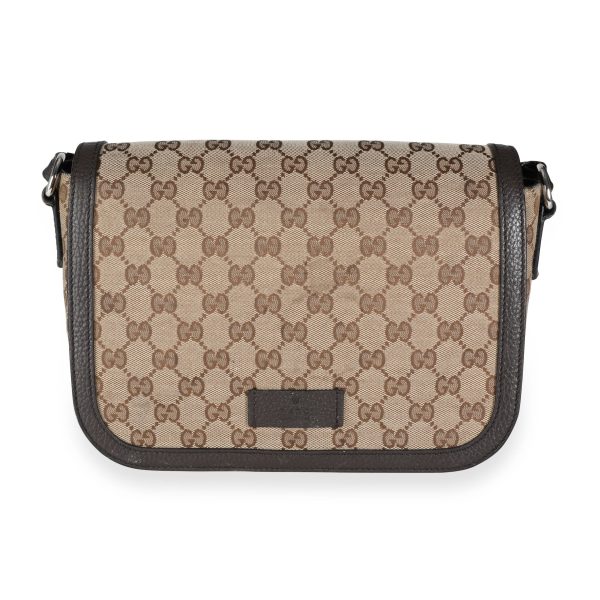 112174 fv Gucci Original GG Canvas Messenger Bag