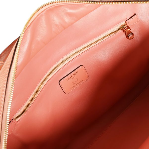 112178 ad2 Loewe Limited Edition Bull Charm Peach Calfskin Amazona 36