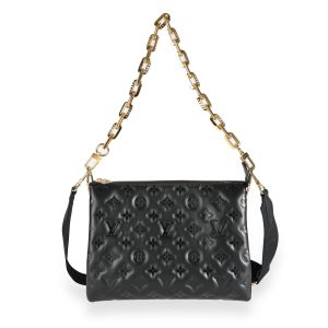 112184 fv LOUIS VUITTON Bassano GM 2WAY Shoulder bag Noir