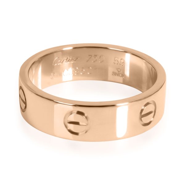 Rings Cartier Love Band in 18K Rose Gold