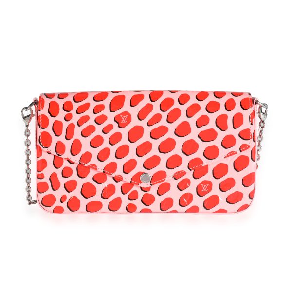 112283 fv 0f012985 1585 4563 bd39 d4f234249a21 Louis Vuitton Limited Edition Sugar Poppy Vernis Jungle Dots Félicie Pochette