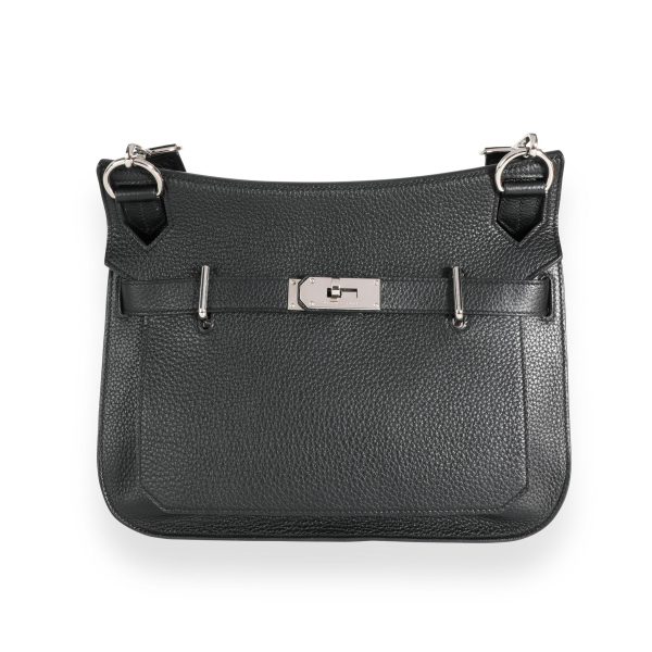 112287 fv Herm√®s Black Cl√©mence Jypsiere 31 PHW