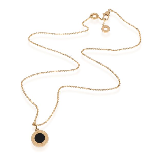 112337 pv Bulgari Bvlgari Bvlgari Onyx Pendant in 18K Yellow Gold