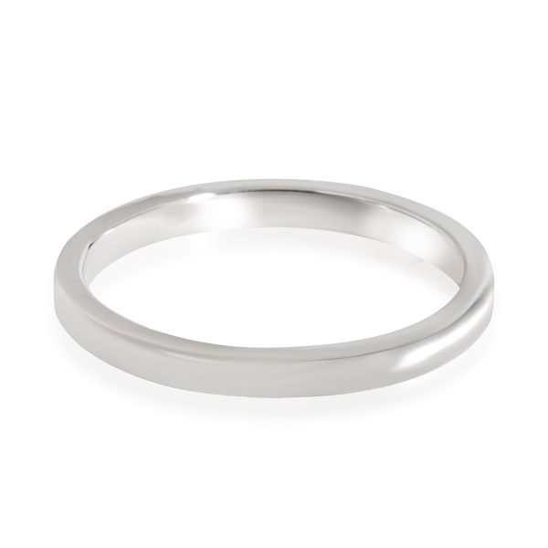 Platinum Wedding Band Cartier Ballerine Plain Wedding Band in Platinum