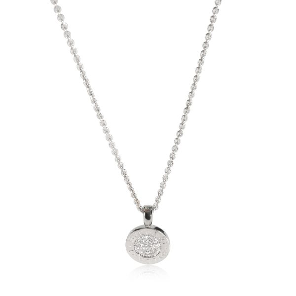 112394 fv Bulgari Bvlgari Diamond Pendant in 18K White Gold 02 CTW