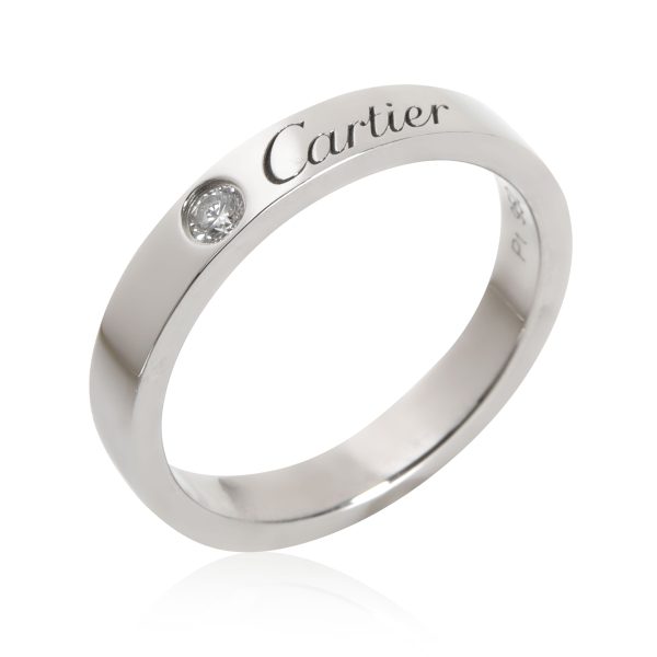 Cartier Cartier C de Cartier Diamond Wedding Band in Platinum 003 CTW