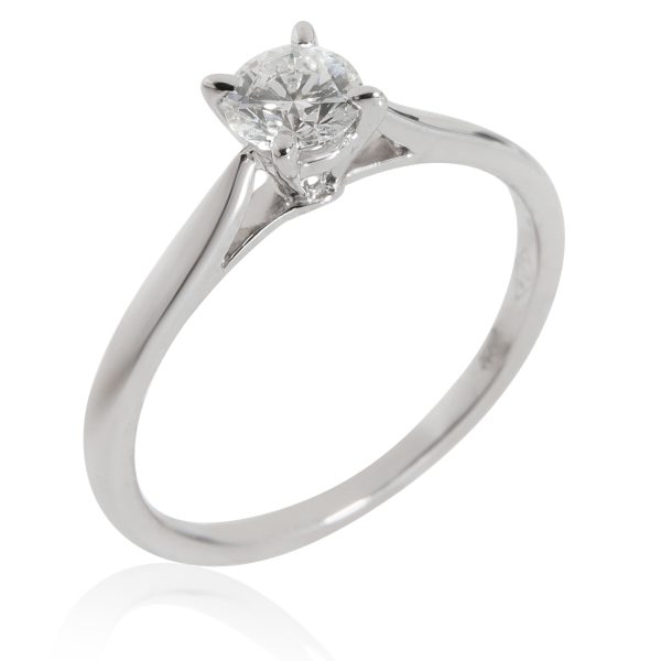 112400 pv Cartier 1895 Diamond Engagement Ring in Platinum F VVS2 027 CTW