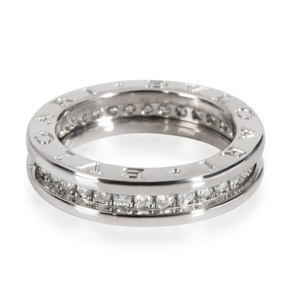 112404 bv Bulgari B Zero 1 Diamond Ring in 18K White Gold 045 CTW