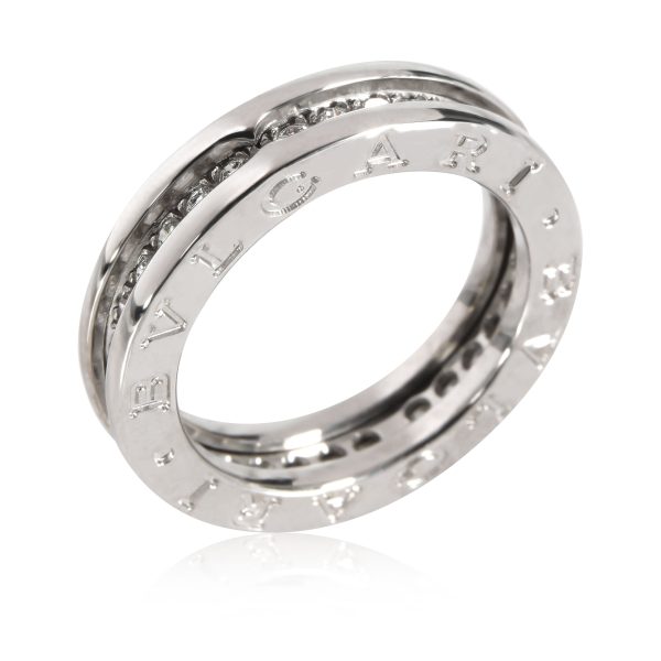 112404 pv Bulgari B Zero 1 Diamond Ring in 18K White Gold 045 CTW