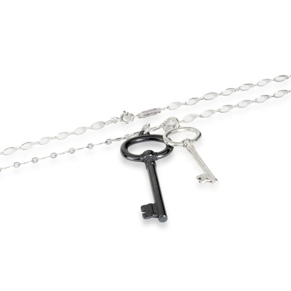 112477 clasp Tiffany Co Keys Pendant in Sterling SilverTitanium