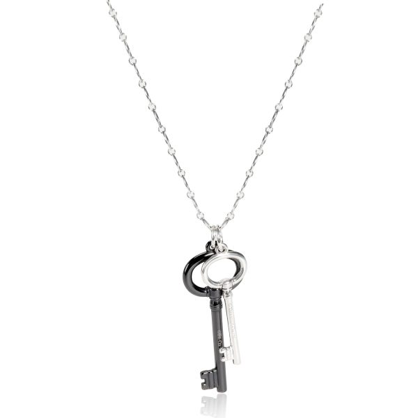 112477 fv Tiffany Co Keys Pendant in Sterling SilverTitanium