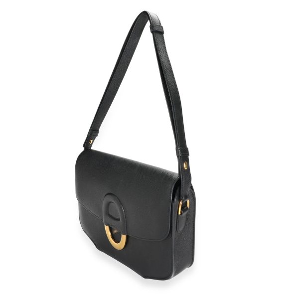 112500 sv Hermes Black Epsom Cherche Midi 25 Bag